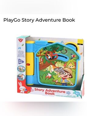 PlayGo Story Adventure Book interactive, electronic learning toy for 6 months +